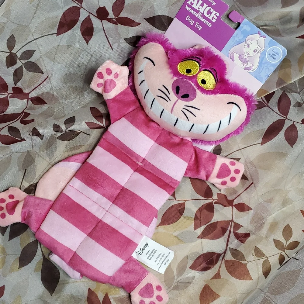 Cheshire Cat Plush Dog‎ Toy